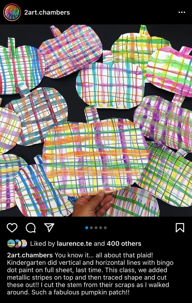 the instagram page on instagram com has been altered to look like plaid paper