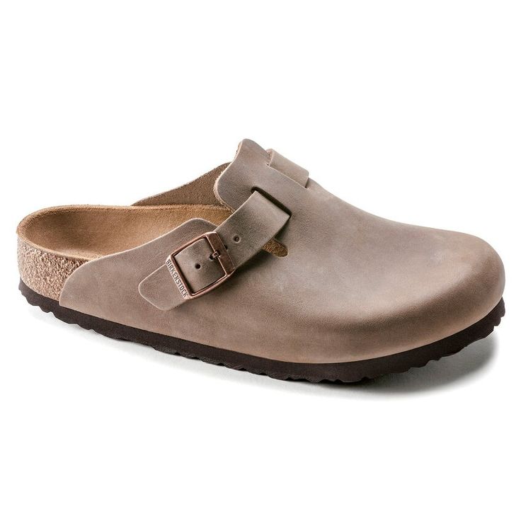 Boston Oiled Leather Tobacco Brown | BIRKENSTOCK Brown Birkenstock, Birkenstock Boston, Natural Leather, Birkenstock, All Fashion, Boston, Camping, Leather, Fashion Trends