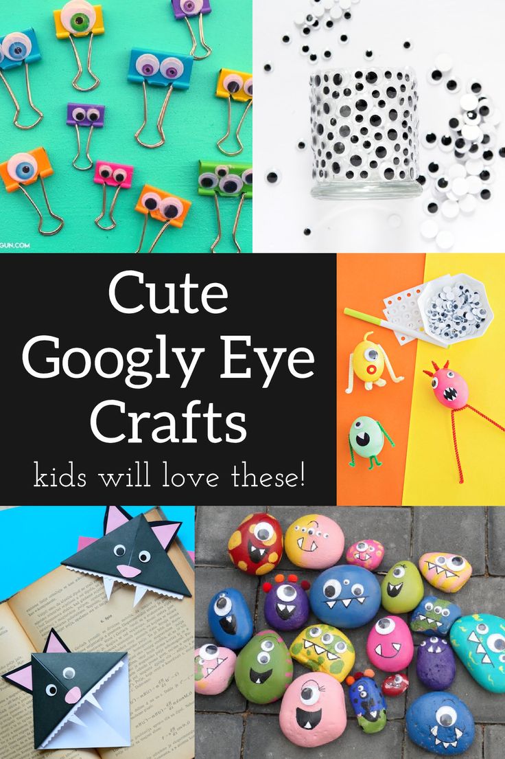 cute googlely eye crafts for kids will love these