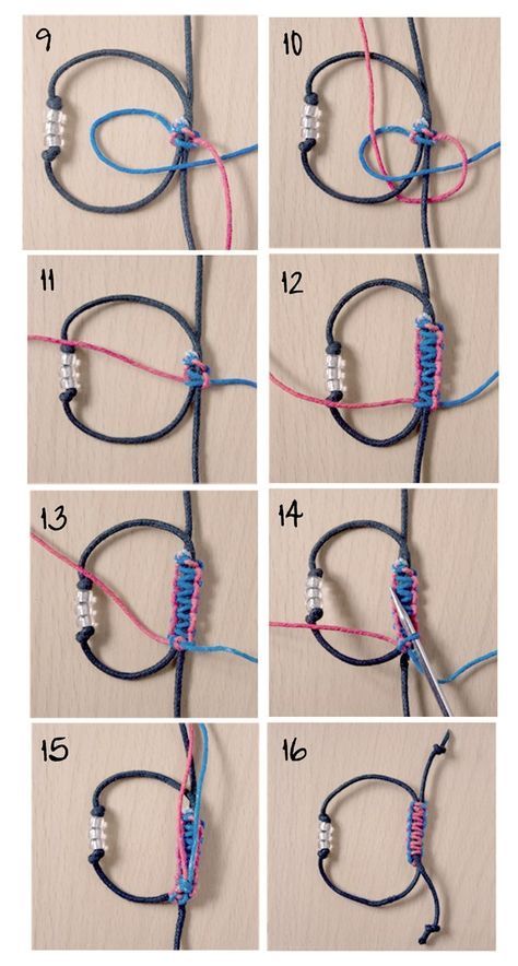 instructions for how to make an ornament bracelet