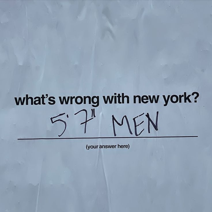 a piece of paper with writing on it that says what's wrong with new york?