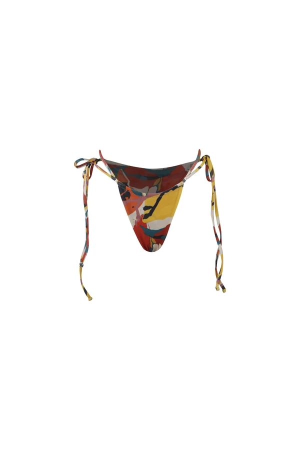 One of our staple pieces! This sexy bottom features our double layered mesh fabric with crotch lining for coverage, gold hardware and multi-wear side strap detail to play with however you like! Chic Nylon Beach Bottoms, Multicolor Tie-side Bottoms For Festival, Strappy Summer Beachwear Bottoms, Summer Strappy Beachwear Bottoms, Chic Nylon Bottoms For The Beach, Strappy Bottoms With Adjustable Straps For Summer, Stretch Bottoms With Adjustable Straps And Tie-side, Summer Party Bottoms With Adjustable Straps, Stretch Bottoms With Straps For Summer