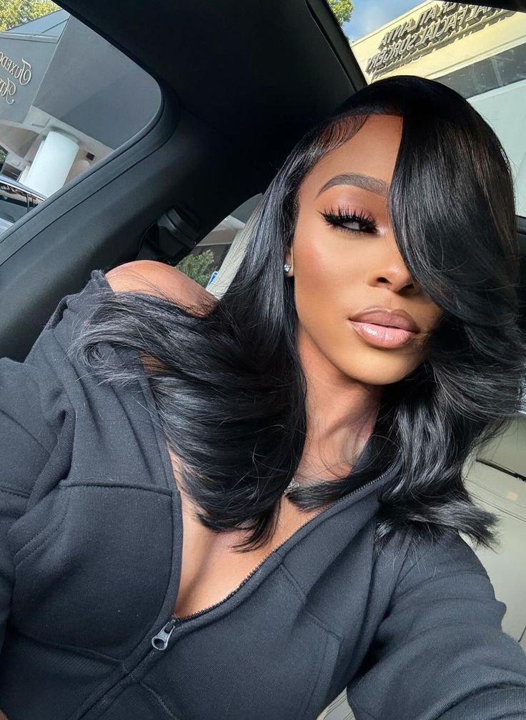 Layered Weave Hairstyles For Black Women, Layered Quick Weave Hairstyles, Layered Quick Weave, Lace Wig Bob, T Part Wig, Quick Weaves, V Part Wig, Wig Bob, Weave Shop