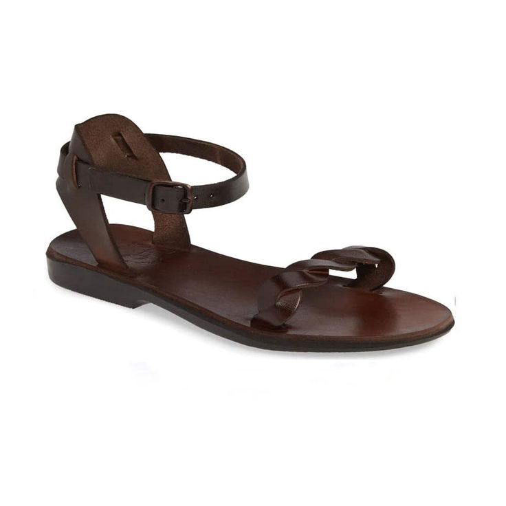 Arden | Brown – Jerusalem Sandals Beach Huarache Sandals With Ankle Strap And Leather Footbed, Beach Ankle Strap Huarache Sandals With Leather Footbed, Beach Huarache Sandals With Ankle Strap, Brown Braided Sandals For Vacation, Brown Woven Sole T-strap Sandals For Vacation, Brown T-strap Sandals With Woven Sole For Vacation, Ankle Strap Sandals With Leather Footbed For Vacation, Vacation Sandals With Ankle Strap And Leather Footbed, Beach T-strap Sandals In Woven Leather