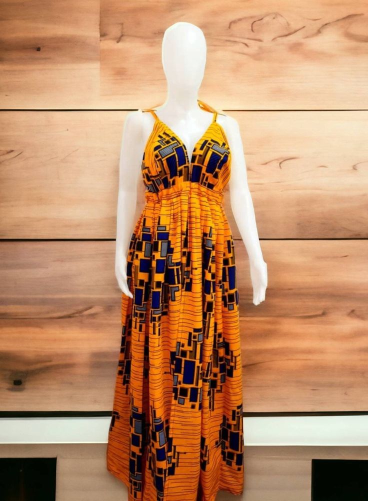 Discover the beauty of African culture and fashion with our exquisite African Ankara dresses. These vibrant and stylish dresses are a celebration of rich African heritage, featuring intricate Ankara prints and elegant designs. Whether you're dressing up for a special occasion or simply want to make a statement, our maxi dresses are the perfect choice. Embrace the bold colors, patterns, and craftsmanship that make each dress a unique piece of art. Step into the world of African fashion and feel the pride of wearing a piece that embodies tradition and contemporary style. If you would rather prefer a custom size, please leave the following measurements in the 'note to seller' section when you place your order(s) Bust Waist  Biceps Height  Dress Length  Kindly contact me if additional informat African Ankara Dresses, African Maxi Dress, African Maxi Dresses, Ankara Dresses, Dress African, African Ankara, African Heritage, African Culture, Elegant Designs