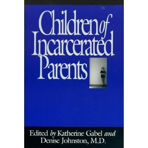 the book children of incarcerated parents is shown in black and blue with an image of