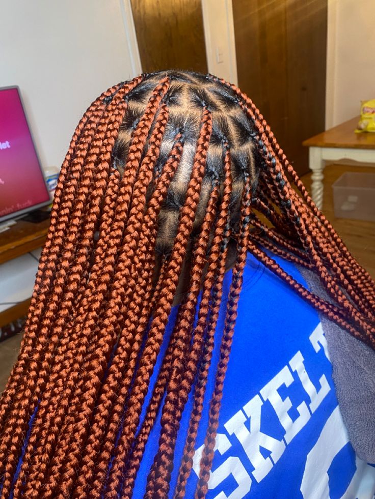 Hairpiece Colours For Braids Black Women, Knotless Box Braids Under Color, Colour Box Braids Black Women, Knotless Box Braids Medium Color 350, Braid Colour Ideas For Black Women, Knotless 350 Braids, Colors Of Attachment For Braids, Small Colored Knotless Box Braids, Colourful Knotless Braids