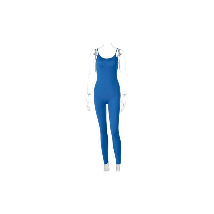 Sleeveless Stretch Jumpsuit - A.A.Y FASHION Blue Sleeveless Sporty Bodysuit, Sporty Sleeveless Blue Bodysuit, Trendy Sleeveless Bodysuit For Gym, Sleeveless Stretch Unitard For Spring, Spring Sleeveless Stretch Unitard, Summer Gym Unitard, Blue Casual Jumpsuits And Rompers For Workout, Blue Sleeveless Stretch Unitard, Spring Sleeveless Gym Bodysuit