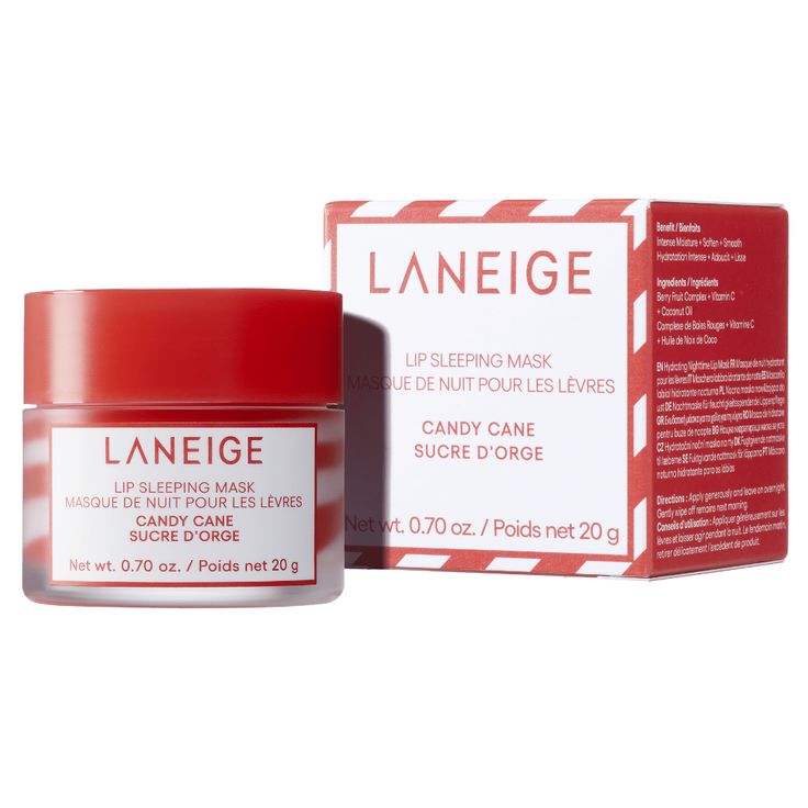 Laneige Lip Sleeping Mask Candy Cane, Laneige Lip Sleeping Mask Peppermint, Lanage Lip Mask, Laneige Candy Cane, Laneige Peppermint, Brrr Basket, Laneige Products, Sephora Wishlist, Laneige Lip Mask