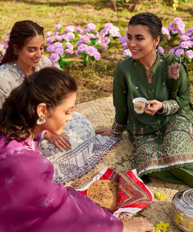 Desi Picnic, Indian Picnic, Eid Photoshoot, Saree Shoot, Asian Wedding Dress Pakistani, South Asian Aesthetic, Pakistani Culture, Bff Poses, Jewelry Product Shots