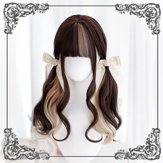 60cm Coconut Bobo Sakura BoboSakura Bobo Winx Hairstyles, Cool Hair Designs, Kawaii Hair, Kawaii Wigs, Ombre Wig, Cosplay Hair, Kawaii Hairstyles, Kawaii Aesthetic, Hair Reference