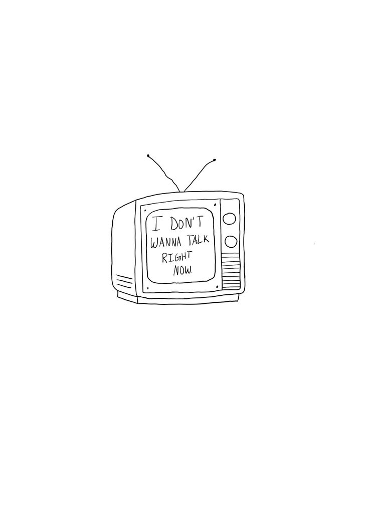 a drawing of a tv with the words if you don't know what this is meant to me