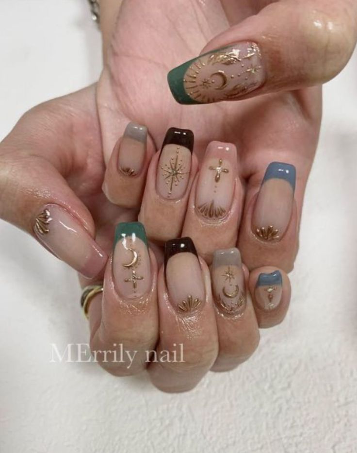 Foot Nail Art, Maquillage Yeux Cut Crease, Foot Nail, Witchy Nails, Hippie Nails, Toe Nail Art, Minimalist Nails, Dream Nails, Fire Nails