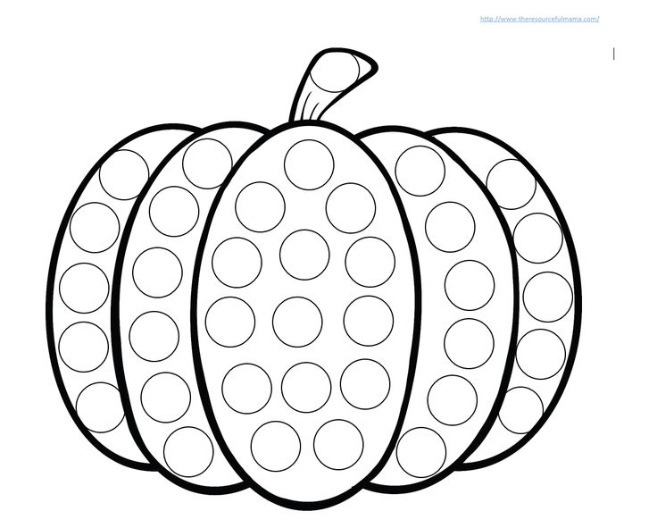 a black and white drawing of a pumpkin with circles on the top, in front of it