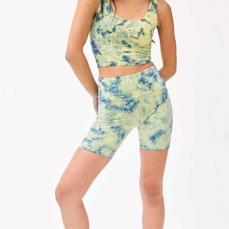 Kazuko Short – GROCERIES Trendy Relaxed Fit Short Length Activewear, Trendy Relaxed Fit Short Activewear, Trendy Green Relaxed Fit Activewear, Green Casual Biker Shorts For Gym, Casual Green Biker Shorts For Gym, Spring Loungewear Biker Shorts In Athleisure Style, Spring Athleisure Biker Shorts For Loungewear, Casual Green Biker Shorts For Workout, Spring Athleisure Biker Shorts For Workout