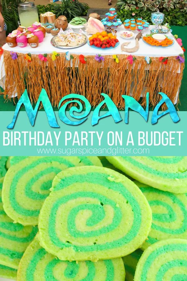 a birthday party on a budget with food and decorations