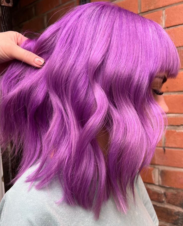 Mystic Heather Manic Panic, Manic Panic Purple, Trendy Hair Color Ideas, Pastel Pink And Purple, Semi Permanent Hair Dye, Vegan Hair, Manic Panic, Awesome Hair, Trendy Hair Color