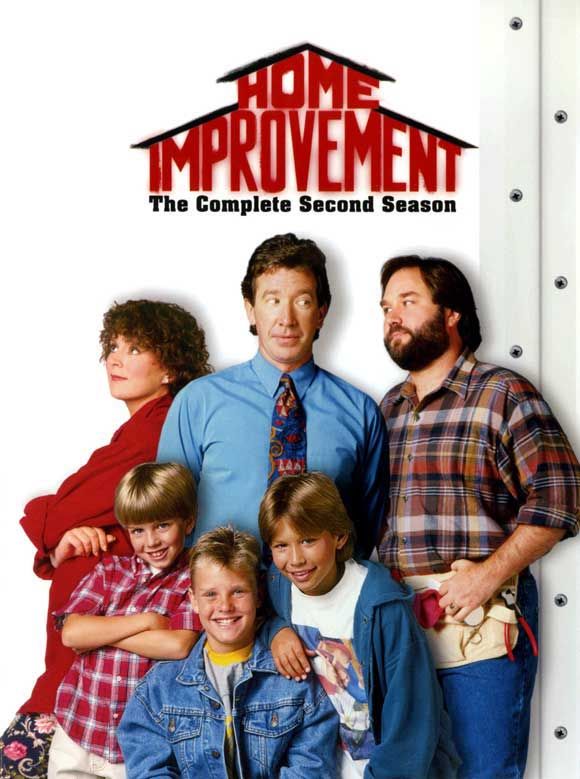 the complete second season of home improvement is shown in this promotional poster for tv series