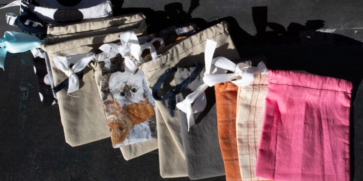 several pieces of clothing are lined up on the ground