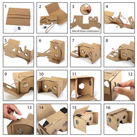 instructions to make an apple cardboard box