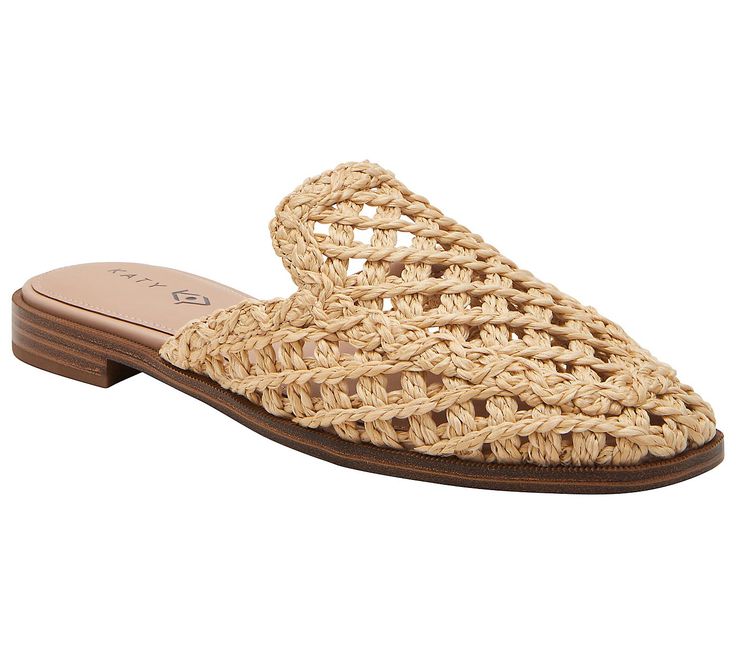 Step into the sunny season with flair in this woven-upper mule. These mules are a perfect blend of comfort and style, featuring a plush lining that cradles your feet for all-day wear. From Katy Perry. Woven Mules, Sunny Season, Woman Weaving, Katy Perry, Mule Clogs, Summer Wear, Mule, Jimmy Choo, Sunnies