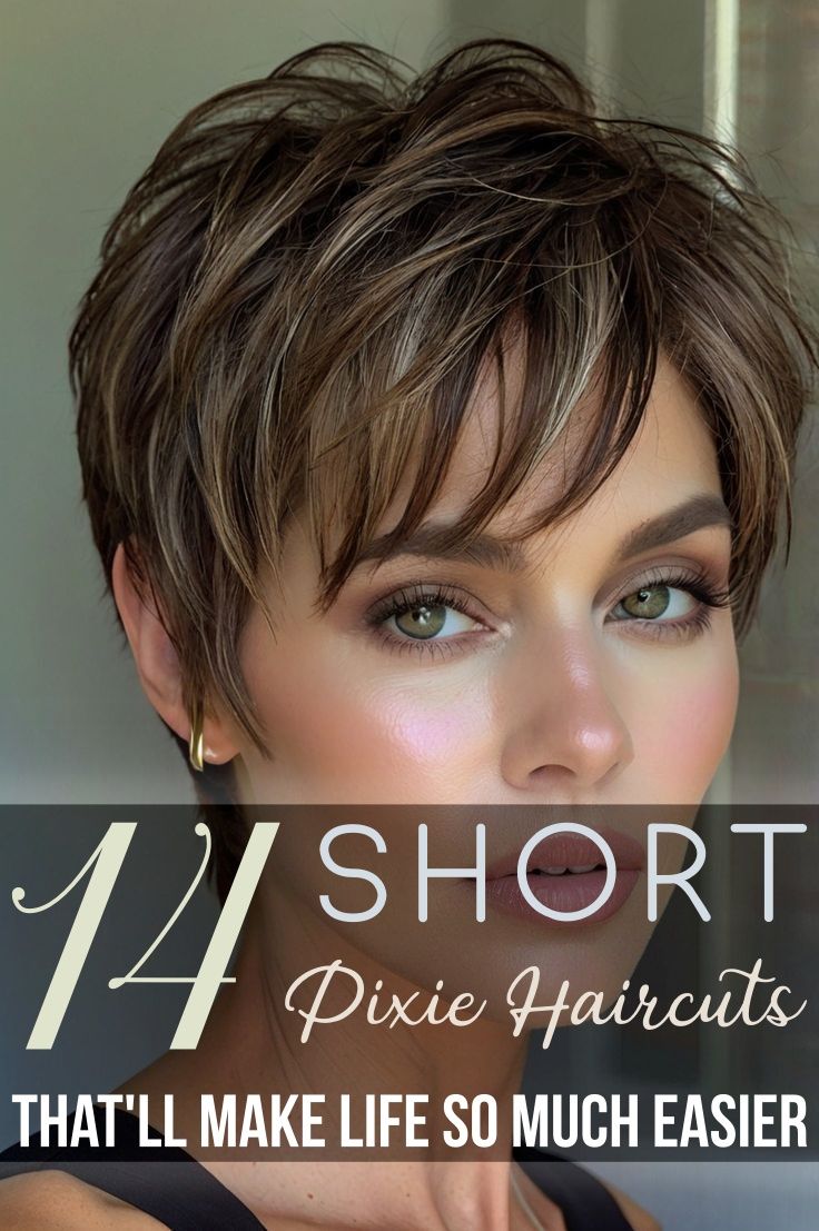 We know how important haircuts are for every woman. If you are looking for the right hairstyle, you are definitely in the right place! The pixie cut is a very short cropped cut where the hair lays very close to the scalp. Pixie haircut is a stunning style that you may want to try out. Pixie Hairstyles Front And Back View, Judy Dench Hair Pixie Cuts, Short Back Long Front Haircut Pixie Hair, Nothing But Pixies Haircuts, Short Stacked Hair Undercut, Pixie Haircut Layered, Stacked Short Haircut, Trendy Pixie Haircut 2024, Back View Of Pixie Haircut