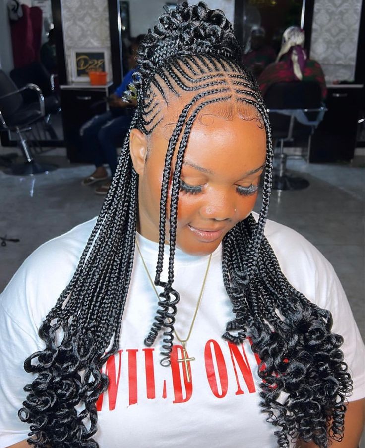 Latest Braided Hairstyles, Latest Hair Braids, Lemonade Braids Hairstyles, Cornrows Braids For Black Women, Short Box Braids Hairstyles, Goddess Braids Hairstyles, Feed In Braids Hairstyles, African Hair Braiding Styles, Braided Cornrow Hairstyles