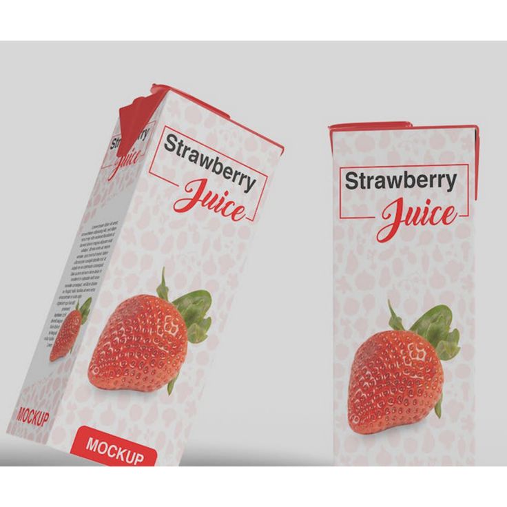 Juice Box Mockup Template Product Mockup Strawberry Juice Packaging, Juice Mockup, Product Advertisement, Juice Ad, Advertisement Template, Mockup Product, Strawberry Juice, Juice Box, Juice Boxes