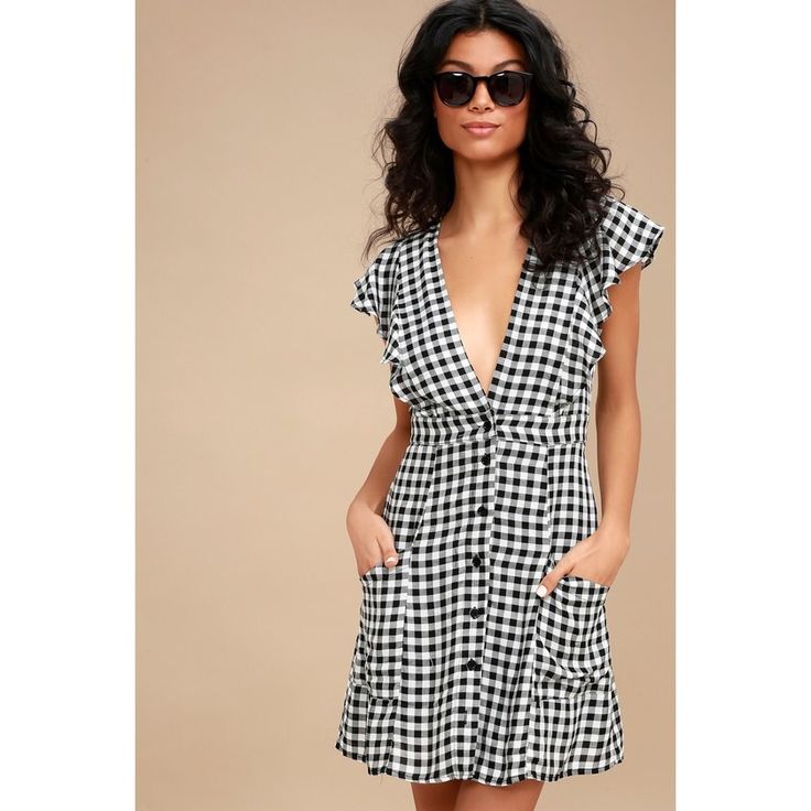 Reposhing This Item I Purchased From @Casuallytrendy. Loved It, But Ready To Rotate For Something New. Questions? Leave A Comment Below! Gingham V-neck Mini Dress For Picnic, Casual White Mini Dress For Picnic, Chic V-neck Dresses For Picnic, Casual V-neck Plaid Dress, Casual Plaid V-neck Dress, Chic Short Sleeve Plaid Dress For Picnic, Spring Plaid V-neck Dress, Casual Gingham Plaid Dress For Vacation, Casual Plaid Mini Dress For Summer