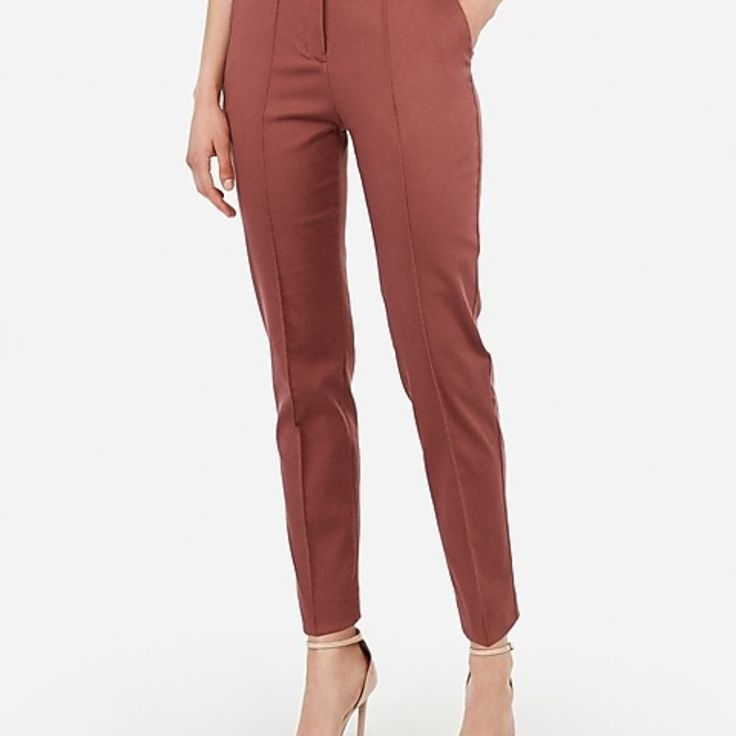 Color: Cocoa Brand New With Tags Both Are Short Inseam Reserved Signs, Complete Outfits, Ankle Pants, Short Pants, Pant Jumpsuit, Cocoa, Pants For Women, High Waisted, Brand New