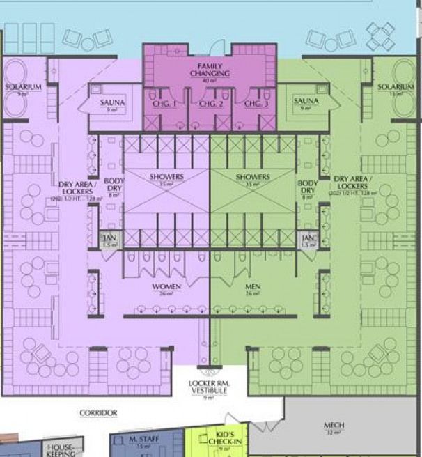 the floor plan for an office building