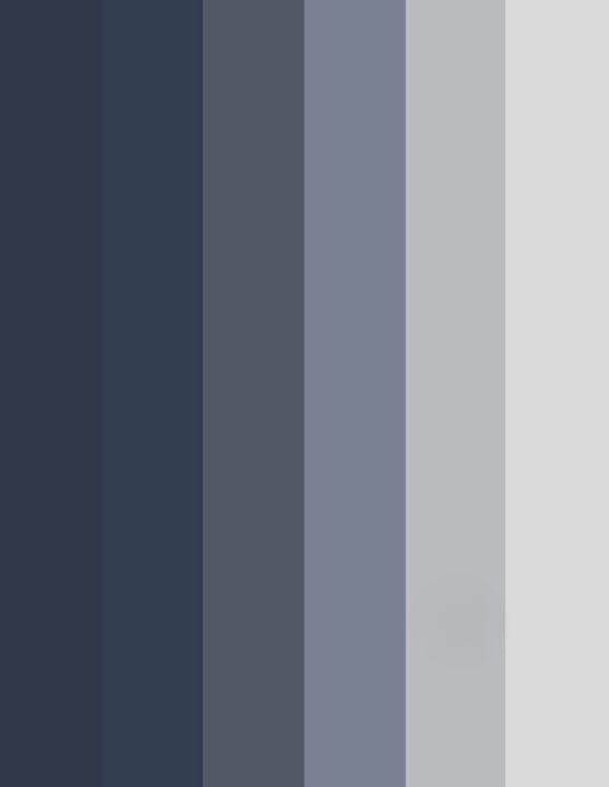 Blue Gray Color Palette Blue And Grey Lounge Ideas, Dark Grey And Navy Living Room, Gray And Navy Bedroom Ideas, Navy Blue Color Palette Living Room, Small Navy Living Room, Blue Grey Black Colour Palette, Dark Blue And Gray Living Room, Navy And Silver Living Room, Blue And Grey Palette