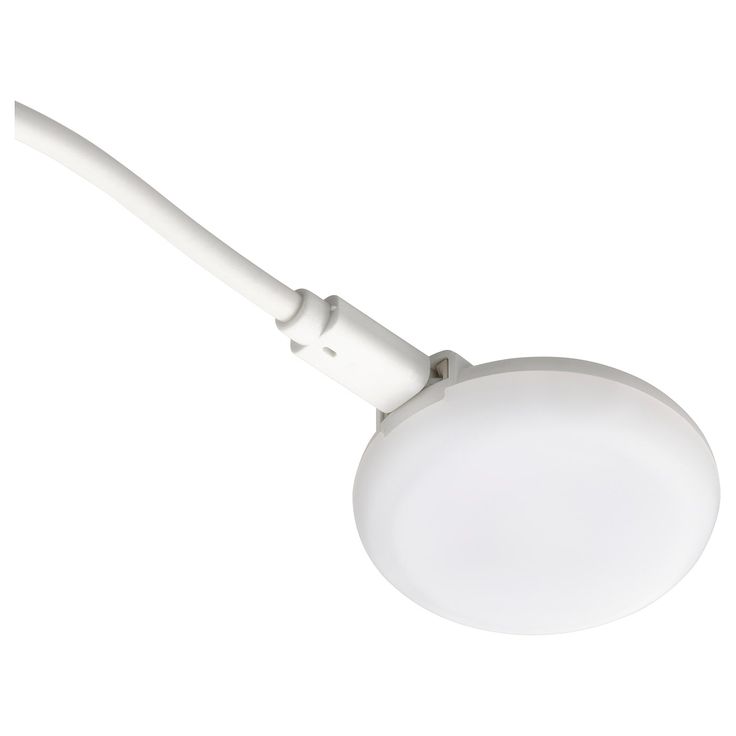 a white light fixture on a white background with clipping for the bulb to be turned on