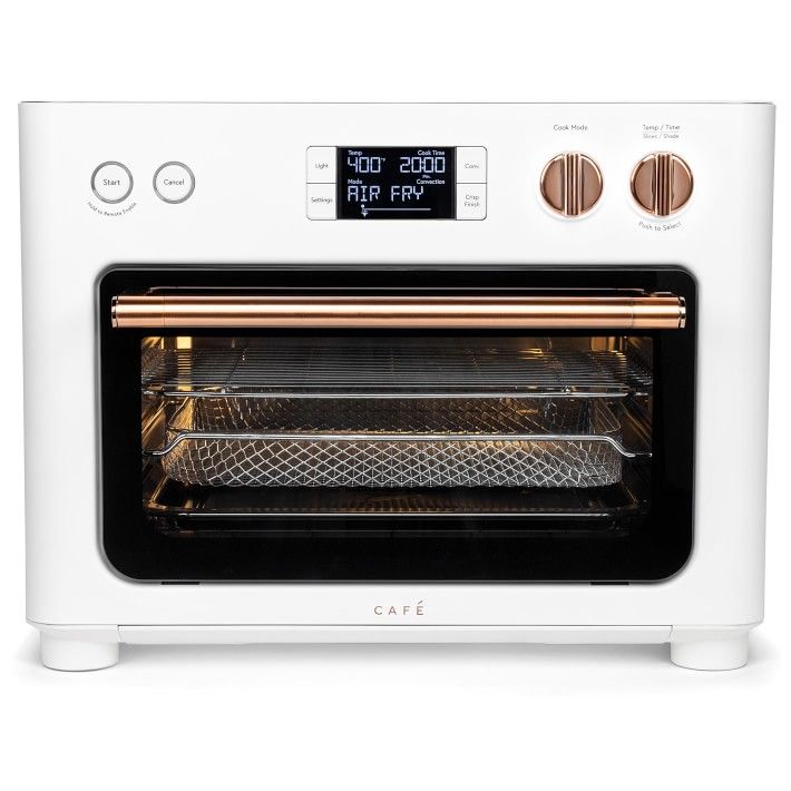 an oven with the door open and it's light on in front of white background