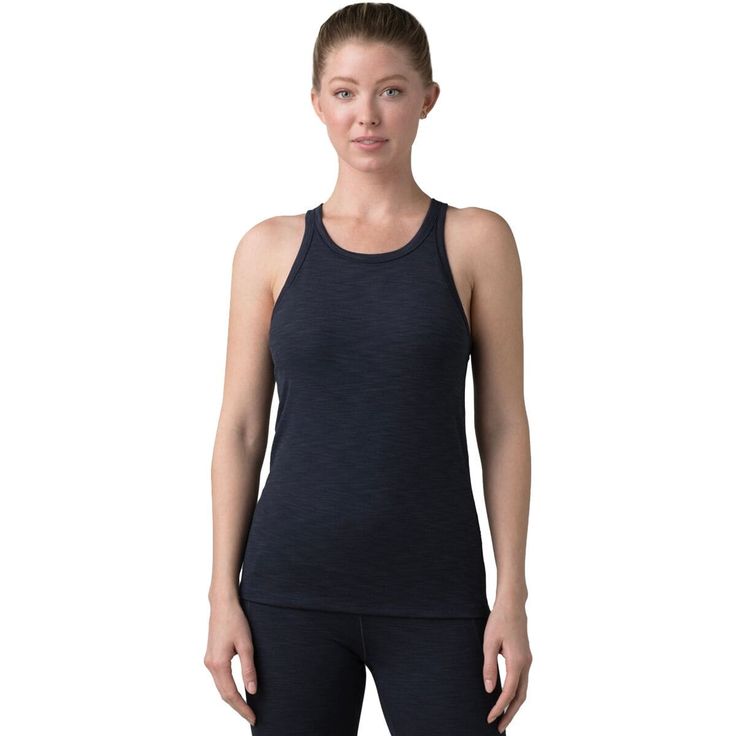 Prana's Becksa Tank is our go-to for active days spent in the studio or strolling around our favorite park. The quick-drying synthetic fabric helps us stay comfy during sweaty yoga classes, while the athletic fit sits close to the skin to stay put through tricky poses. Breathable Activewear For Light Exercise During Sports Season, Sporty Lightweight Activewear For Yoga, Compressive Comfortable Yoga Activewear, Compressive Comfortable Activewear For Yoga, Lightweight Sporty Activewear For Yoga, Racerback Yoga Activewear, Athletic Fit Racerback Activewear For Yoga, Racerback Athletic Fit Yoga Activewear, Lightweight Fitted Yoga Activewear