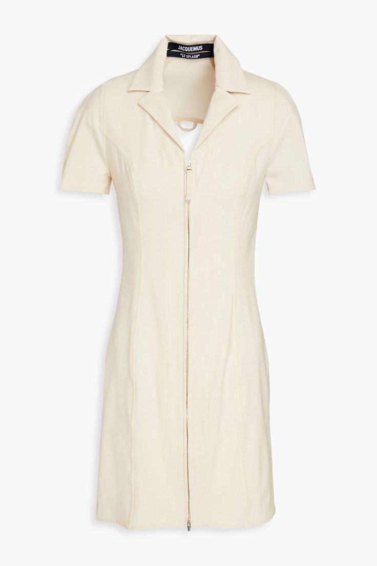 Jacquemus Dress, Dress Stretch, Purple Mini Dresses, Dress For Woman, Beige Dresses, Mini Dresses For Women, Mini Cocktail Dress, Tennis Dress, Wool Dress