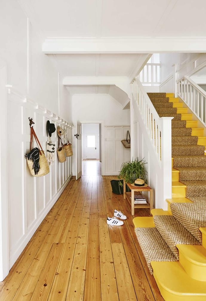 the hallway is clean and ready for us to use as an entrance way in this house