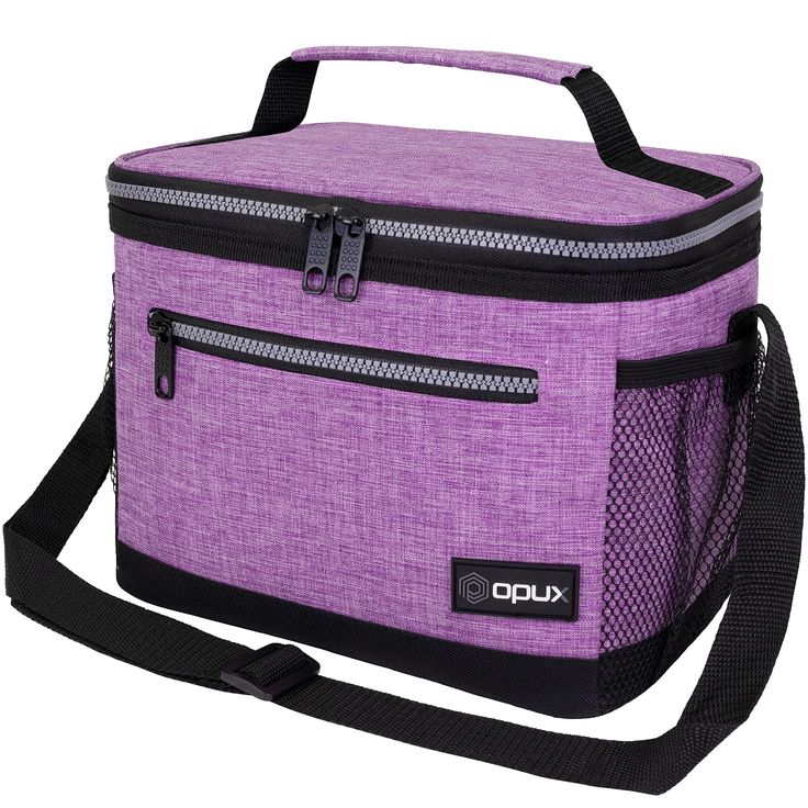 PRICES MAY VARY. LEAKPROOF AND THERMAL INSULATED: Food grade PEVA lining is leakproof and easy to clean so you dont have to worry about soup, sauce leaks. Thick foam insulation ensures your food stays warm or cold for hours with this lunch bag! ROOMY AND PROTECT YOUR LUNCH: Measured 10 x 7 x 7.75 inches, this medium lunch cooler box easily fits 14 cans of soda (330ml) and more than one persons lunch. Thick soft material protects your food throughout the day. FUNCTIONAL PORTABLE DESIGN: Adjustabl Soft School, Lunch Boxes For Men, Lunch Boxes For Women, Thermal Lunch Bag, Mens Lunch Bag, Lunch Pail, Picnic Cooler, Cooler Box, Best Lunch Bags