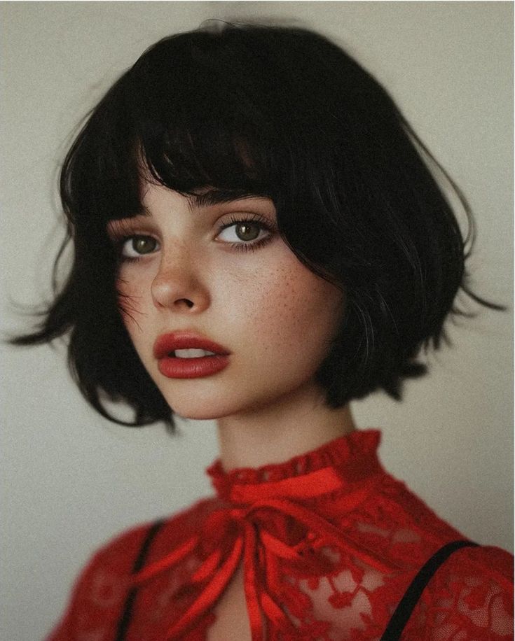 Medium Haircuts With Bangs, Shaggy Bob Haircut, Trendy Bob, Trendy Bob Hairstyles, French Bob, Bob Hairstyles With Bangs, Bob With Bangs, Short Hair With Bangs, Bob Haircut