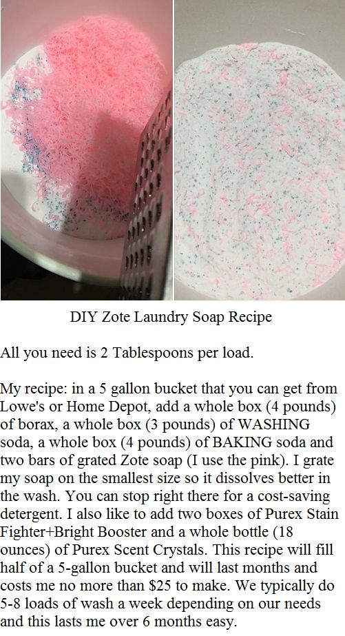 the instructions for how to make homemade laundry soap