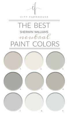 the best sheryln williams neutral paint colors for walls and ceilings, with different shades