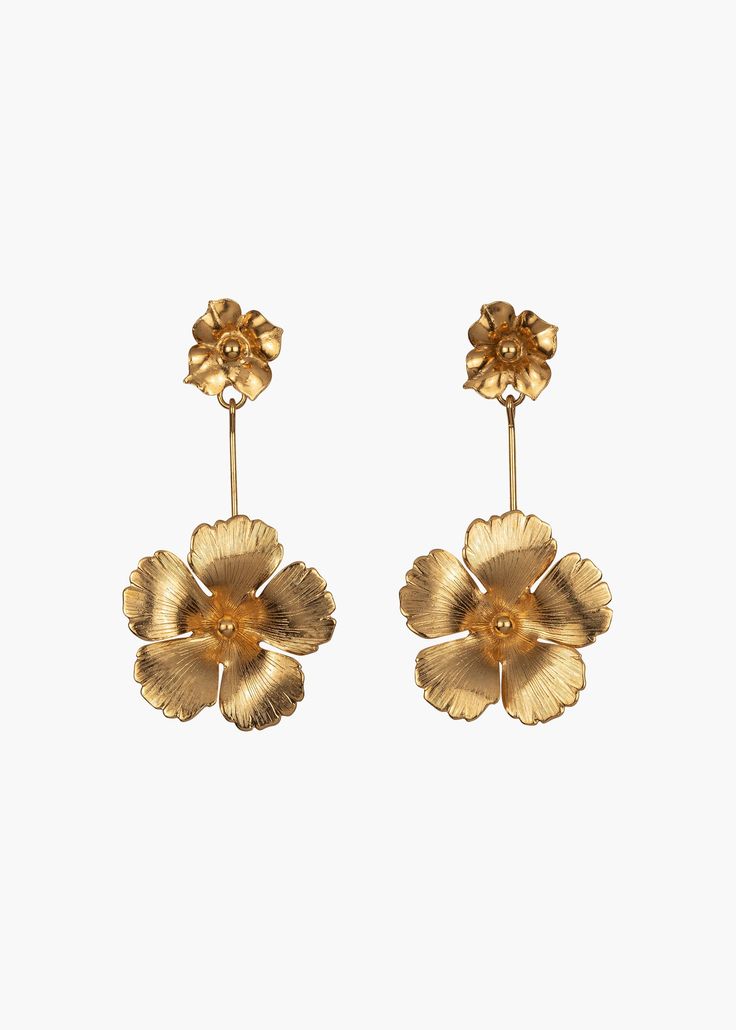 gold Art Coquillage, Luxury Hair Accessories, Jennifer Behr, Luxury Hair, Hand Painted Flowers, The Gold, Luxury Accessories, Bergdorf Goodman, Designer Earrings