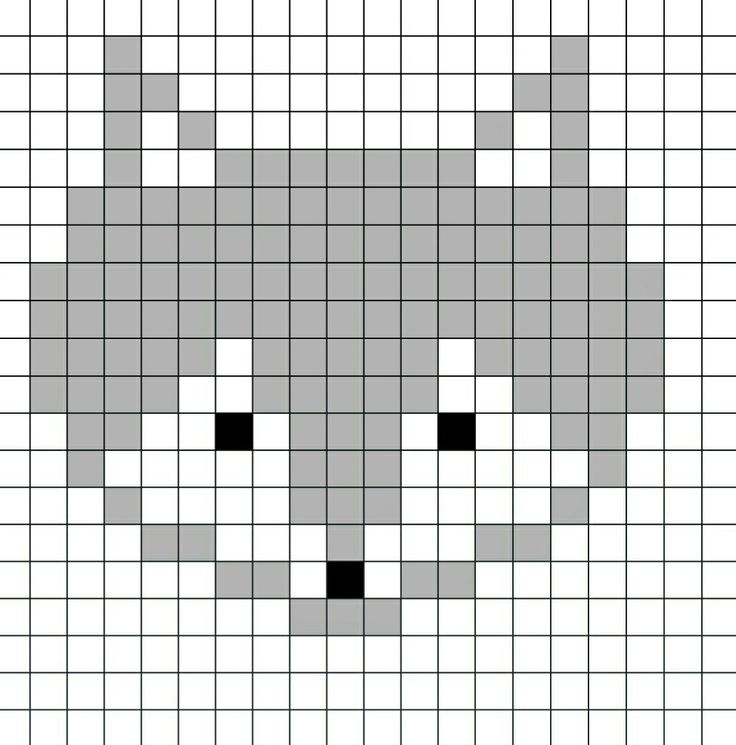 an image of a cat made out of squares