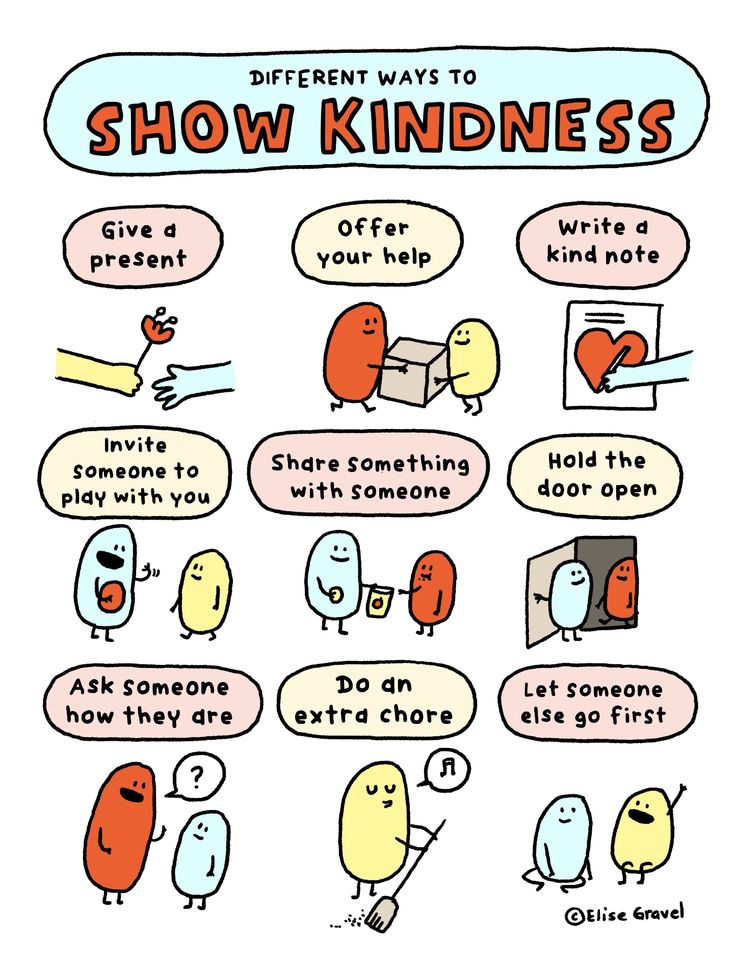 different ways to show kindness