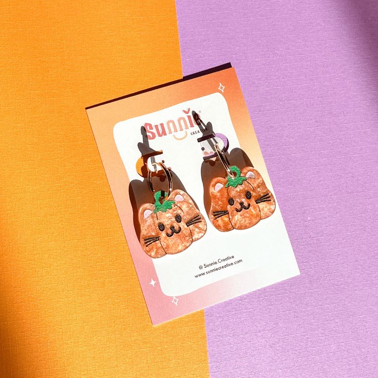 🎃 Introducing our Spook-tacular Halloween Cat Earrings Collection! 🐱👻 Weight: 0.18oz Height: ~ 1.5 inches Each design of earrings is unique and cannot be exactly replicated. Extremely light and comfortable to wear. Slight variation may occur compared to the pictures as they are handmade items. All earrings are made of acrylic with hypoallergenic, nickel-free stainless steel post. ..................................................... Earrings purchased are strictly non-exchangeable and non-ref Pumpkin Cat, Steel Post, Cat Earrings, Earring Findings, Acrylic Earrings, Halloween Cat, Earrings Collection, Love Is Sweet, Post Earrings