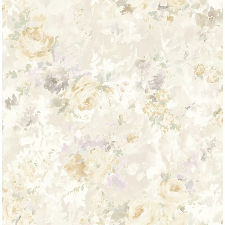 an old fashioned wallpaper with flowers and leaves in pastel shades, on a white background