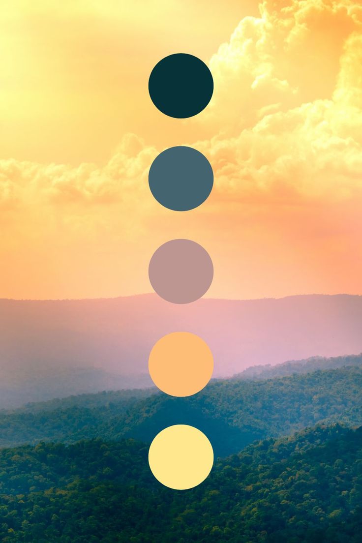 A beautiful color palette based on the mountains and evening skies Mauve And Yellow Color Palette, Indigo And Yellow Color Palette, Sunshine Colour Palette, Colour Palette Landscape, Yellow Gold Color Palette, Sunny Day Color Palette, Brand Color Palette Yellow, Color Pallets With Yellow, Evening Color Palette