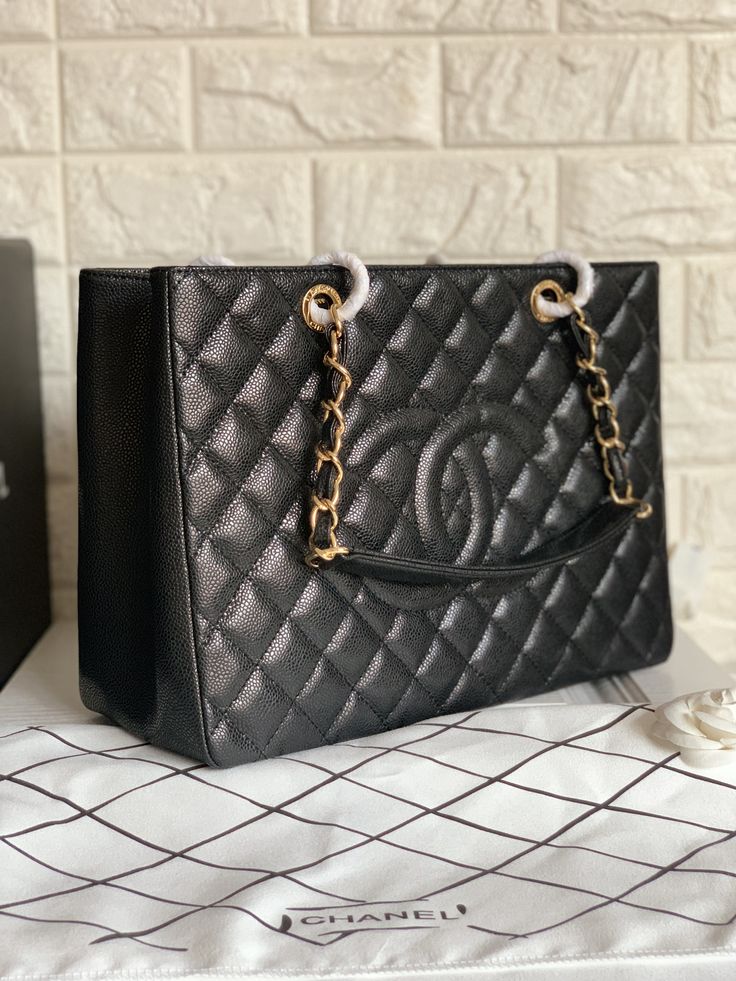 Chanel Bag Collection, Dream Purse, Chanel Shopper, Chanel Bag Classic, Gorgeous Handbags, Bank Bag, Chanel Gst, Singer Dr, Bag Chanel