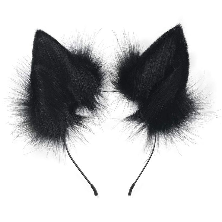 PRICES MAY VARY. Material: Faux Fur+Widened metal headband Handmade, A variety of styles are available: cat ears, wolf ears, fox ears and other animal ears Wear: Ears are fixed on the rubber sleeve of the headband, and the distance between the two ears can be adjusted Occasion: Very suitable for Soutdoor, Party,Halloween, Christmas, role-playing and other costume parties This decoration can be used as a gift to your friends and family. We have gift box packaging to ensure that the gift is not sq Paws Gloves, Wolf Paws, Black Cat Ears Headband, Animal Anime, Paw Gloves, Wolf Paw, Wolf Animal, Wolf Costume, Animal Tails