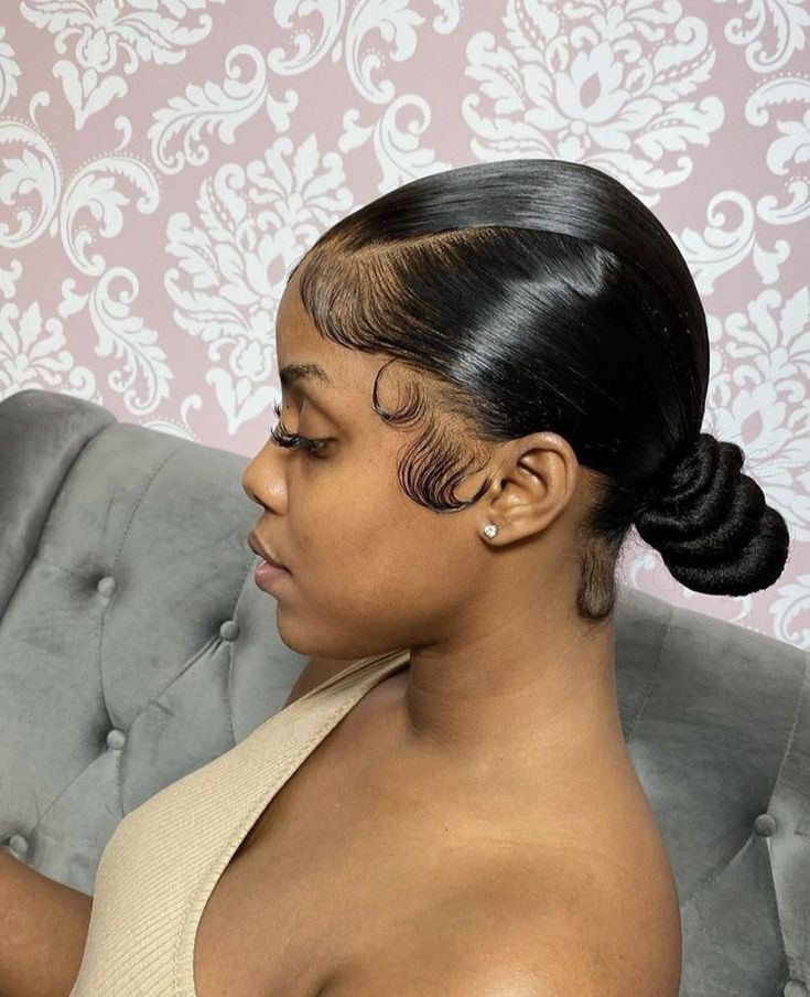 Ponytail Hairstyles Sleek, Frontal Ponytail, Hairstyles Sleek, Low Ponytail Hairstyles, 4a Natural Hair, Sleek Ponytail Hairstyles, Braided Cornrow Hairstyles, Bun Hairstyle, Natural Hair Products